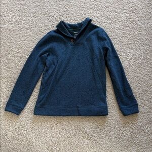 Sonoma Boys Navy Shawl Collar Crewneck Pullover